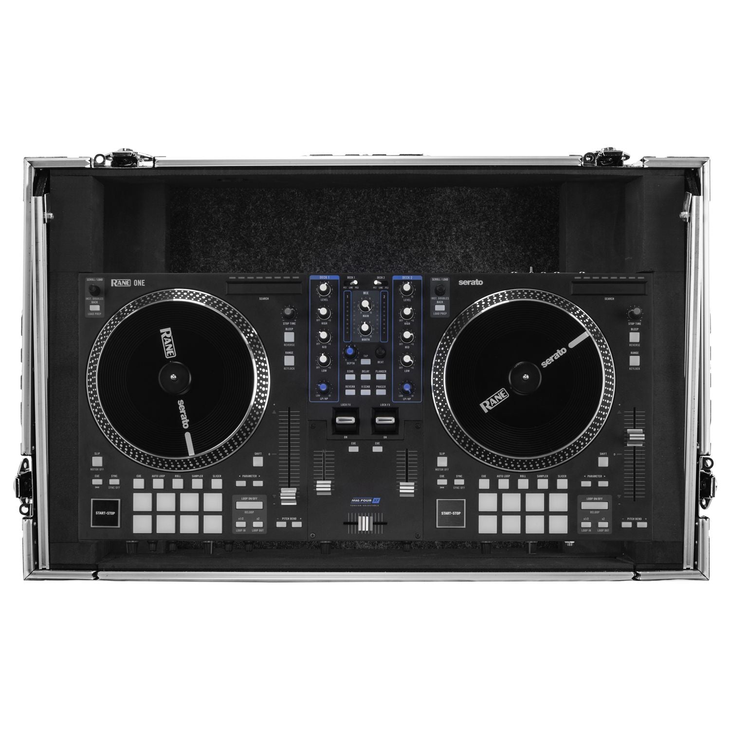 Odyssey Gear FZGSRANEONEW - Road case with laptop shelf for Rane one dj controller