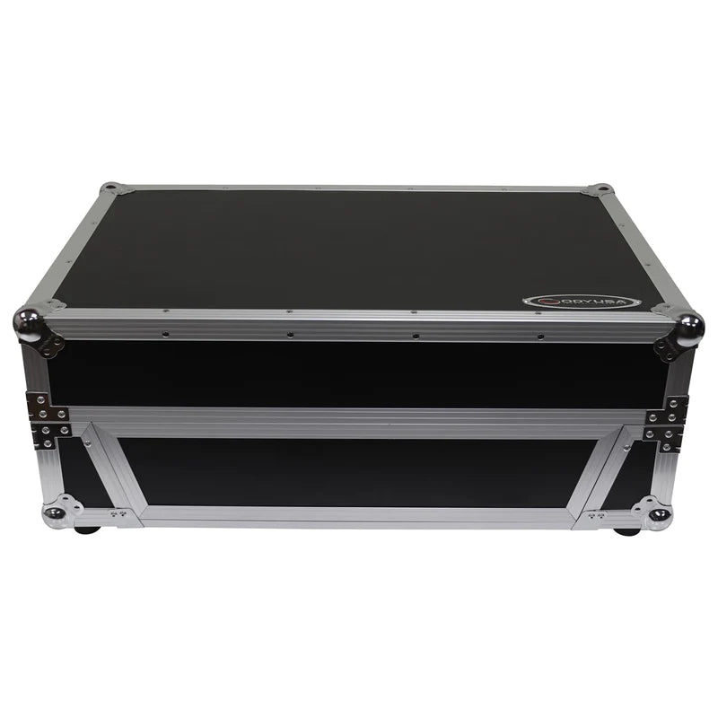 Odyssey FZGSXDJRX2W2 DJ Case - Odyssey FZGSXDJRX2W2 - Pioneer XDJ-RX / XDJ-RX2 Flight Case with 2U Rack Space and Glide Platform