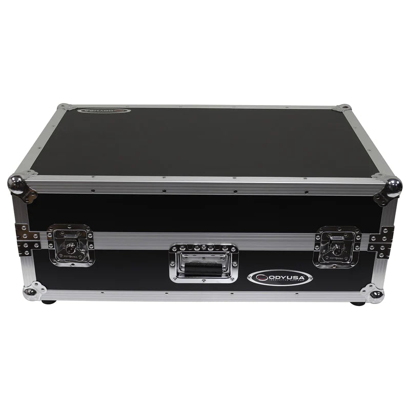 Odyssey FZGSXDJRX2W2 DJ Case - Odyssey FZGSXDJRX2W2 - Pioneer XDJ-RX / XDJ-RX2 Flight Case with 2U Rack Space and Glide Platform