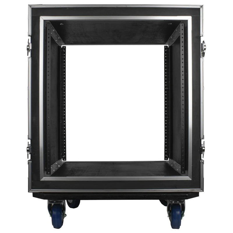 Odyssey FZS12W Case Rackmount - Odyssey FZS12W - 12U Shock Mount Rack Flight Case with Wheels