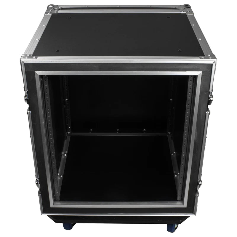 Odyssey FZS12W Case Rackmount - Odyssey FZS12W - 12U Shock Mount Rack Flight Case with Wheels