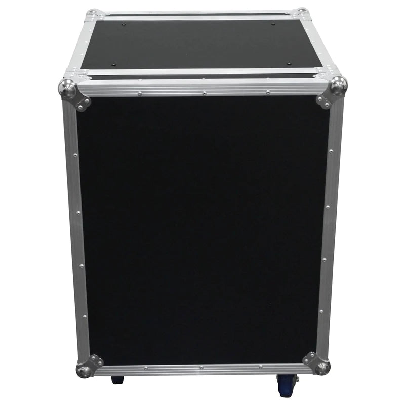 Odyssey FZS14W Case Rackmount - Odyssey FZS14W - 14U Shock Mount Rack Flight Case with Wheels