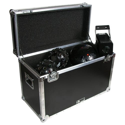 Odyssey FZSLDC2W Road Case - Odyssey FZSLDC2W - 29.5″ x 16″ x 12.5″ Interior Utility Trunk Touring Flight Case with Wheels