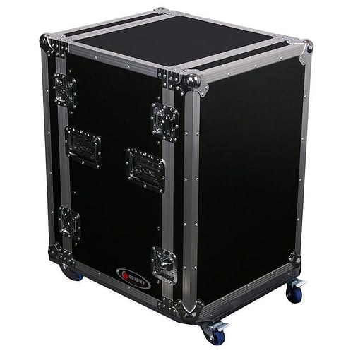 Odyssey FZSRPAR20W Case Rackmount - Odyssey FZSRPAR20W - 20U Space Saver Pro Amp Rack Flight Case with Wheels