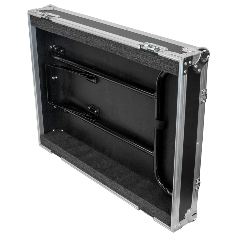 Odyssey FZWB4WDLX Case Rackmount - Odyssey FZWB4WDLX - Deluxe Four Drawer Workbox Tour Flight Case with Casters and Side Table