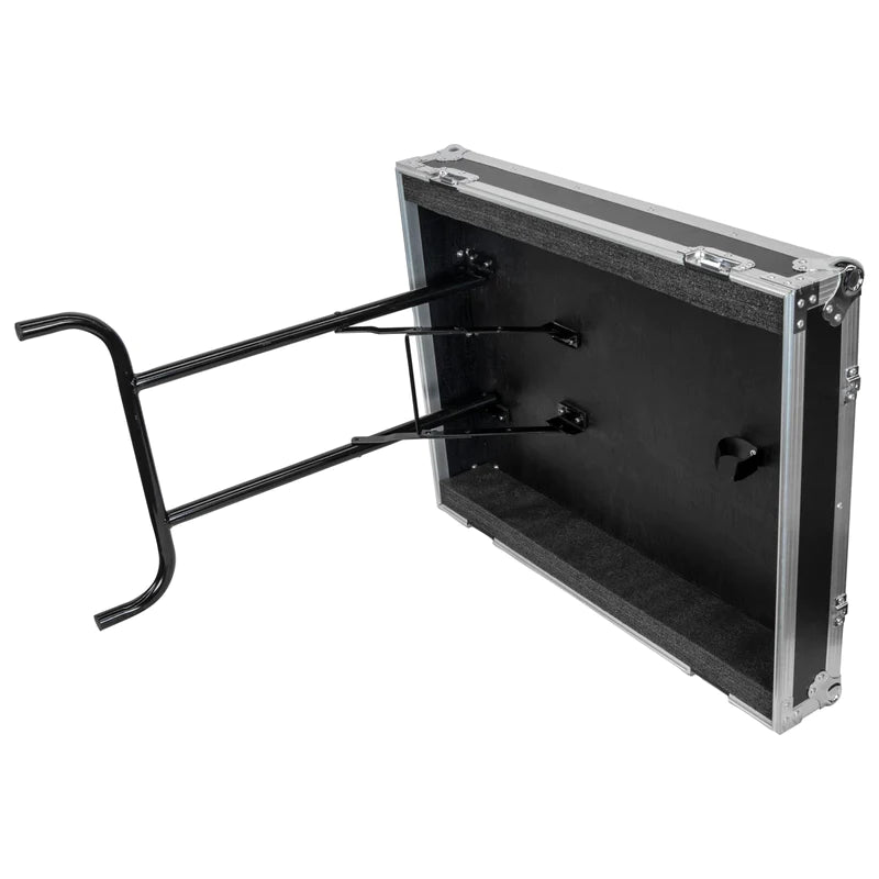 Odyssey FZWB4WDLX Case Rackmount - Odyssey FZWB4WDLX - Deluxe Four Drawer Workbox Tour Flight Case with Casters and Side Table