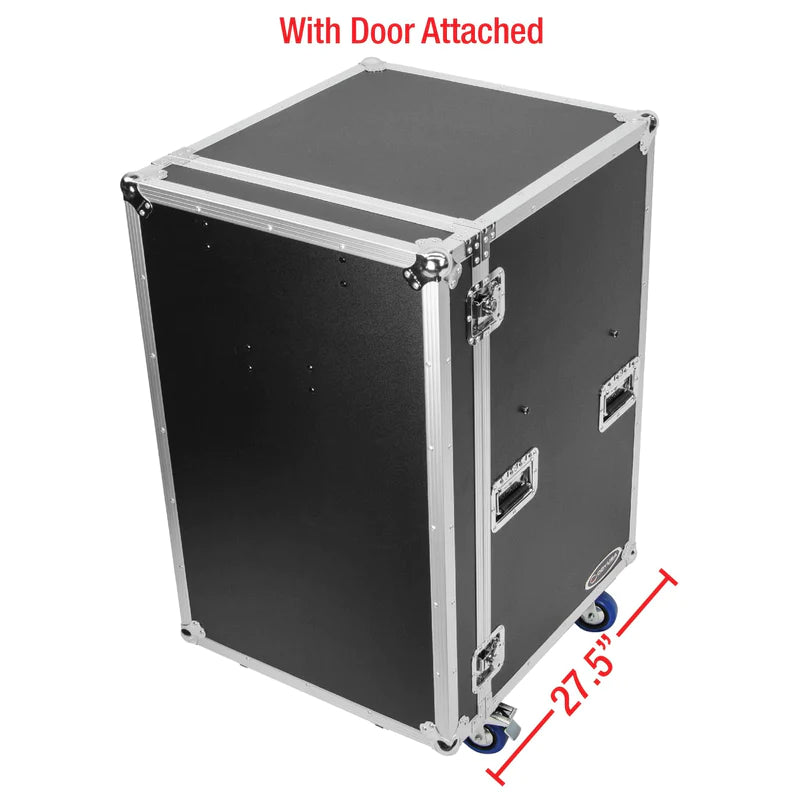 Odyssey FZWB6WDLX Case Rackmount - Odyssey FZWB6WDLX - Deluxe Six Drawer Workbox Tour Flight Case with Casters and Side Table