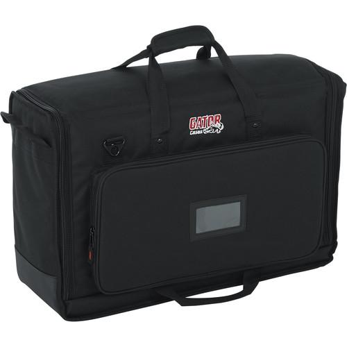 GATOR G-LCD-TOTE-SMX2 fits 2 screens between 19“-24“ - Gator G-LCD-TOTE-SMX2 Padded Transport Tote Bag for Dual LCD Screens Between 19-24"