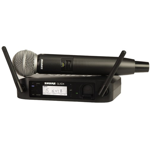 SHURE GLXD24/SM58 Z3  (Open box)  Wireless system with SM58 (rechargable lithium battery)