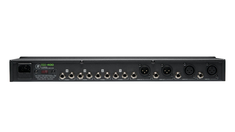 MACKIE HM-400 - 4-Channel Headphone Amplifier (3 outputs per channel)