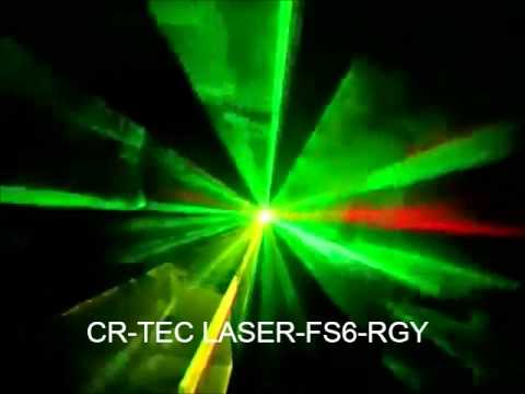 CR LASER FS6-RGY / 140 mW RGY: 100mW Red + 40mW Green