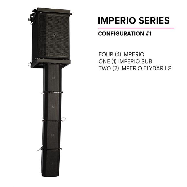 AVANTE Imperio RIGGING LG - Imperio and Imperio Sub speakers