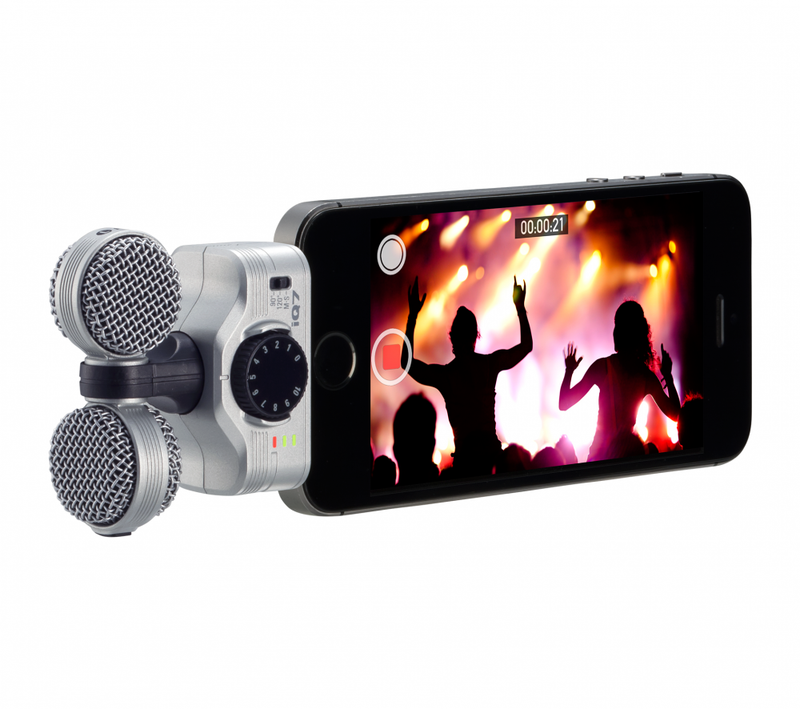 ZOOM IQ7 - Ligthing microphone FOR THE IPHONE, IPAD, AND IPOD TOUCH.
