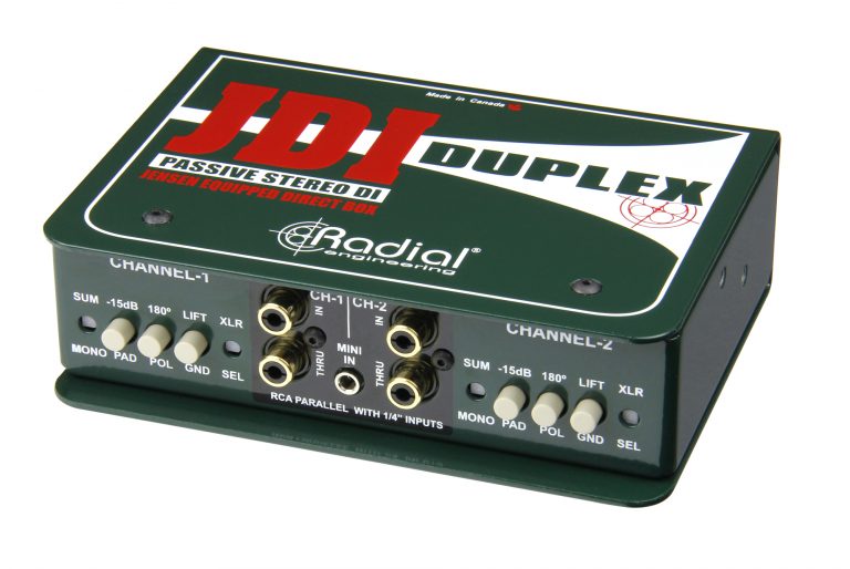 RADIAL DUPLEX - Passive Full-Featured Stereo Direct Box