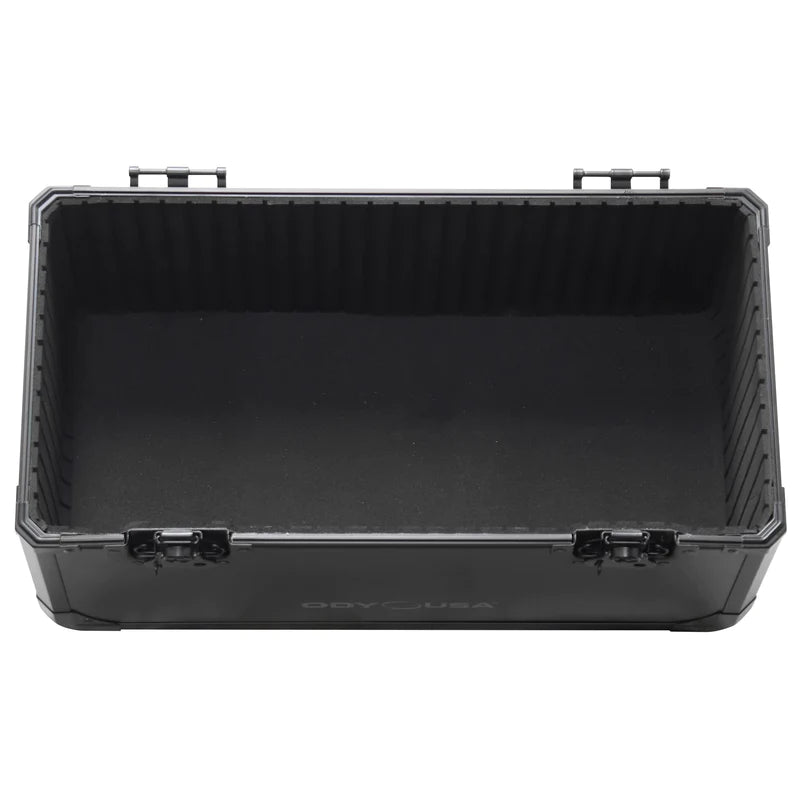 Odyssey K7120BL Case Equipment -Odyssey Black Krom Series Utility/Record Case Holds 120 7" Record