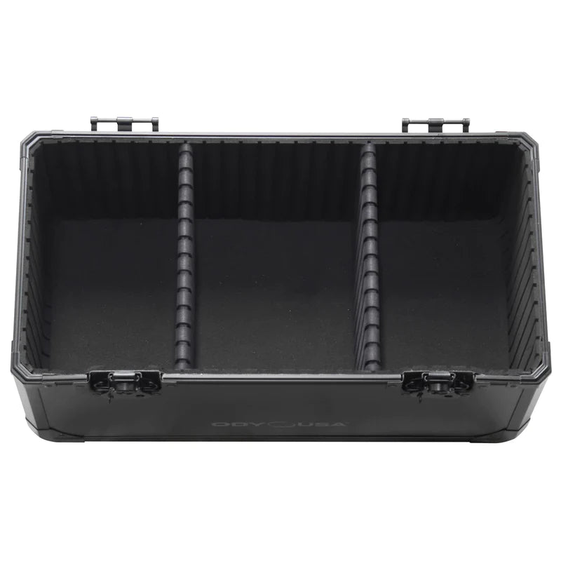 Odyssey K7120BL Case Equipment -Odyssey Black Krom Series Utility/Record Case Holds 120 7" Record