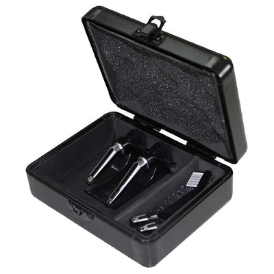 Odyssey KCC2PR2BL Case Equipment - Odyssey KCC2PR2BL - KROM Series Black PRO2 Case for Two Turntable Needle Cartridges