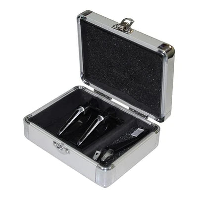 Odyssey KCC2PR2SL Case Equipment - Odyssey KCC2PR2SL - KROM Series Silver PRO2 Case for Two Turntable Needle Cartridges