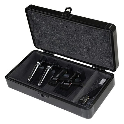 Odyssey KCC4PR2BL Case Equipment - Odyssey KCC4PR2BL - KROM Series Black PRO2 Case for Four Turntable Needle Cartridges