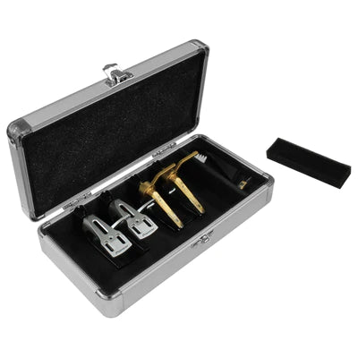 Odyssey KCC4PR2SD - Odyssey KCC4PR2SD - KROM Series Silver Diamond PRO2 Case for Four Turntable Needle Cartridges