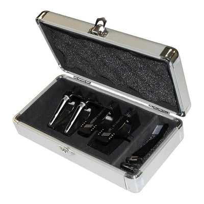 Odyssey KCC4PR2SL - Odyssey KCC4PR2SL - KROM Series Silver PRO2 Case for Four Turntable Needle Cartridges