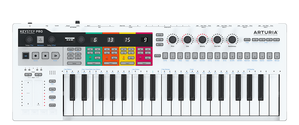 ARTURIA KEYSTEPPRO (Hardware keyboard with advanced sequencer and arpegiator)