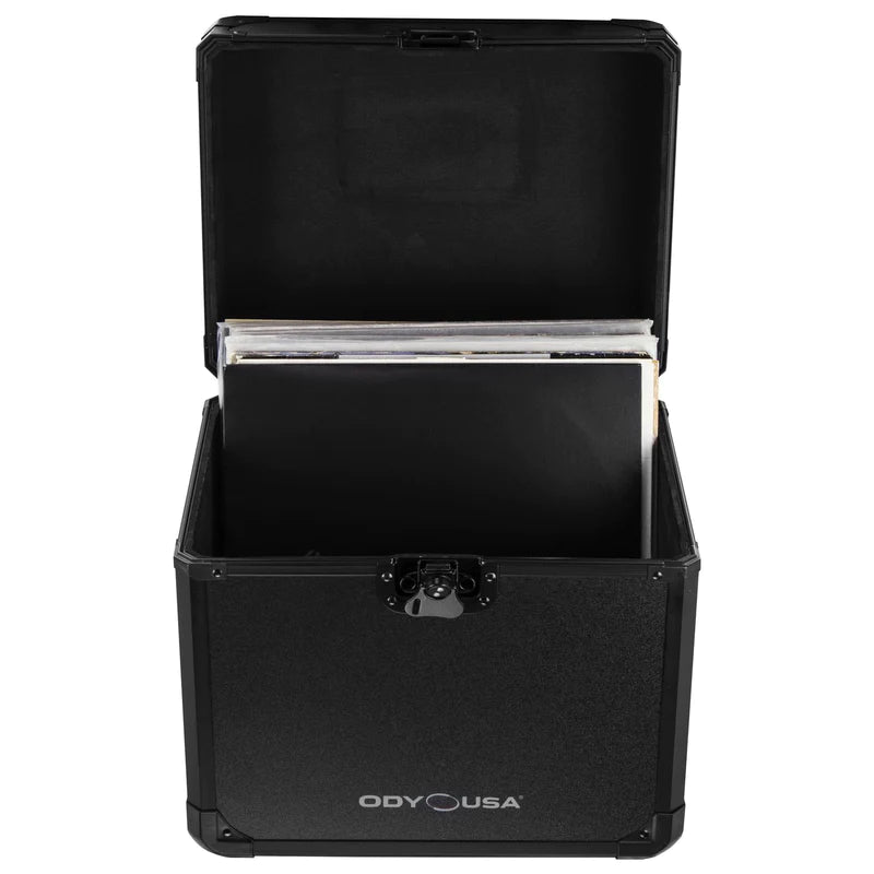 Odyssey KLP70BL Case Equipment - Odyssey KLP70BL - Black KROM Record / Utility Case for 70 12″ Vinyl Records & LPs