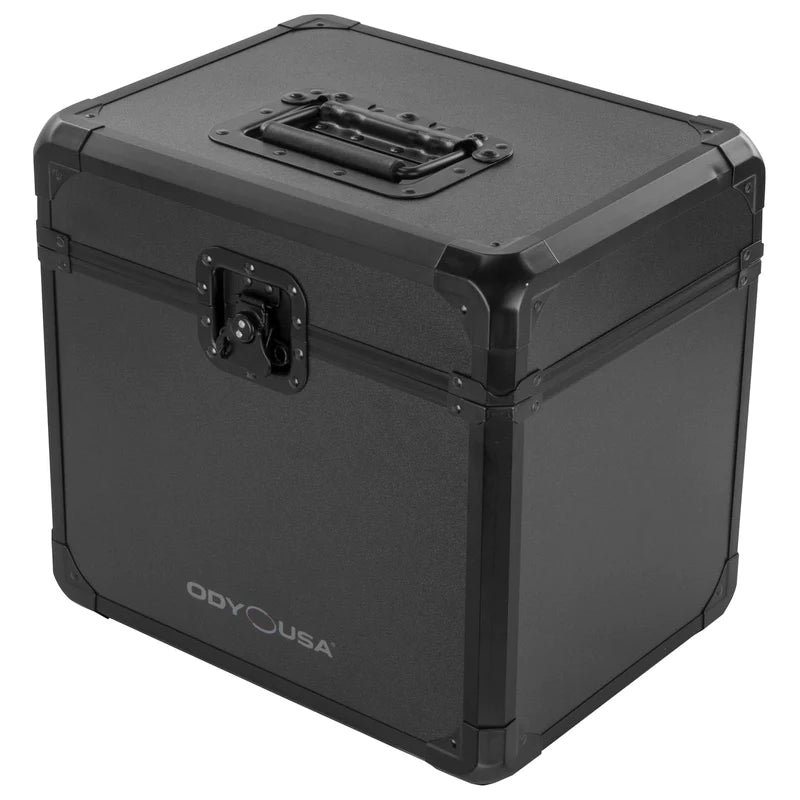 Odyssey KLP70BL Case Equipment - Odyssey KLP70BL - Black KROM Record / Utility Case for 70 12″ Vinyl Records & LPs