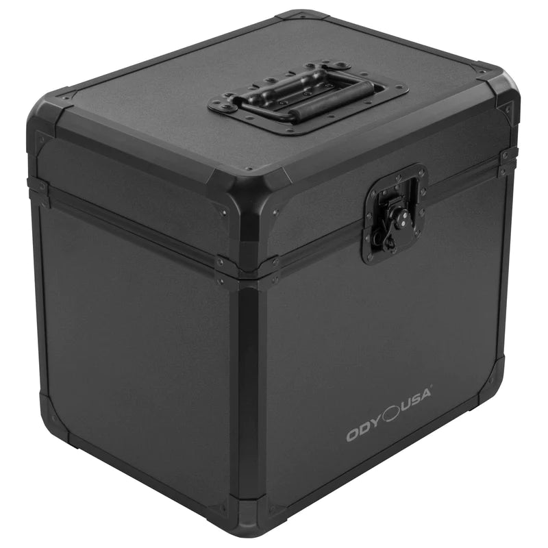 Odyssey KLP70BL Case Equipment - Odyssey KLP70BL - Black KROM Record / Utility Case for 70 12″ Vinyl Records & LPs