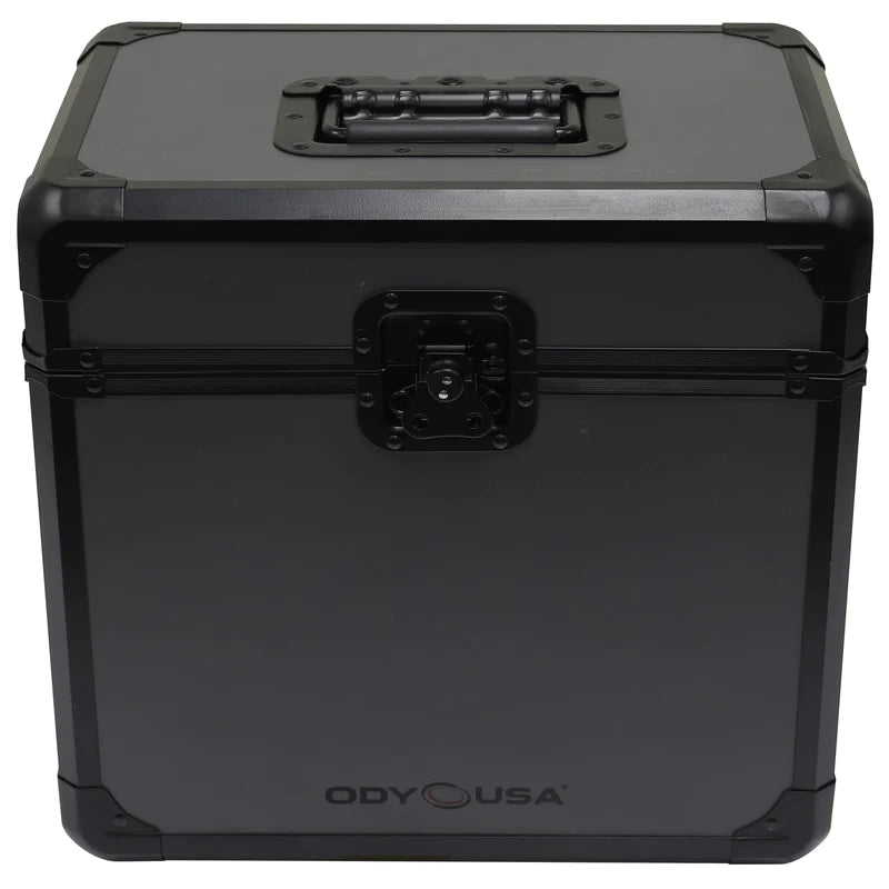 Odyssey KLP70BLG Case Equipment - Odyssey KLP70BLG - Black KROM on Gray Record / Utility Case for 70 12″ Vinyl Records