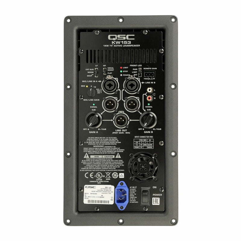 QSC KW153 - POWERED SPEAKER 3 WAY 1000 WATT