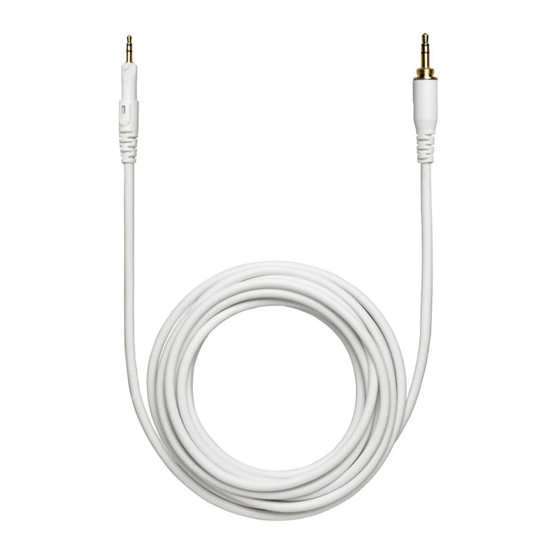 AUDIO TECHNICA HP-LC-WH M-Series Headphones Cable - AUDIO-TECHNICA HP-LC-WH WHITE STRAIGHT 3M M40X/M50X