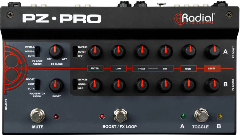 Radial PZ-Pro @ - Radial Engineering PZ-PRO 2-Channel Acoustic Instrument Preamp