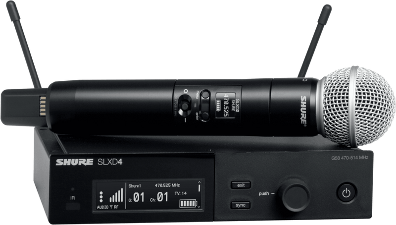 Shure SLXD24/SM58-G58 - Wireless Handheld System with SM58 Microphone