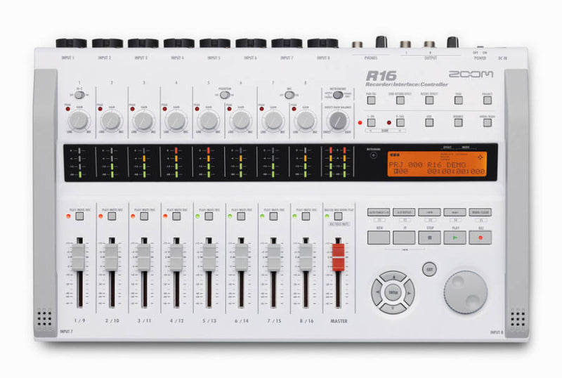 ZOOM R16 R-Series - Recorder interface