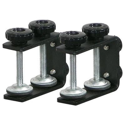 Odyssey LSTANDCLAMPS Case Accessory - Odyssey LSTANDCLAMPS - Black Table/Case L Stand Clamps