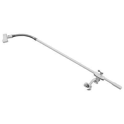 Odyssey LTBXS2CPMICBWHT - Odyssey LTBXS2CPMICBWHT - White Mic Boom Arm for Dual Tier X-Stands