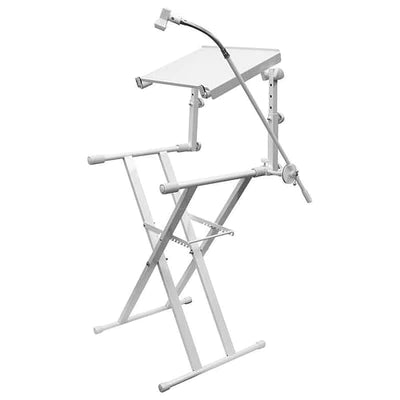 Odyssey LTBXS2CPMICBWHT - Odyssey LTBXS2CPMICBWHT - White Mic Boom Arm for Dual Tier X-Stands