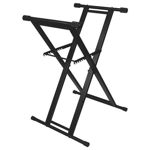 Odyssey LTBXS Stand DJ Equipment - Odyssey LTBXS - Black Heavy-Duty X-Stand for DJ Coffins and Controller Cases