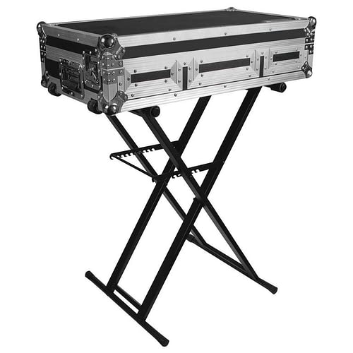 Odyssey LTBXS Stand DJ Equipment - Odyssey LTBXS - Black Heavy-Duty X-Stand for DJ Coffins and Controller Cases