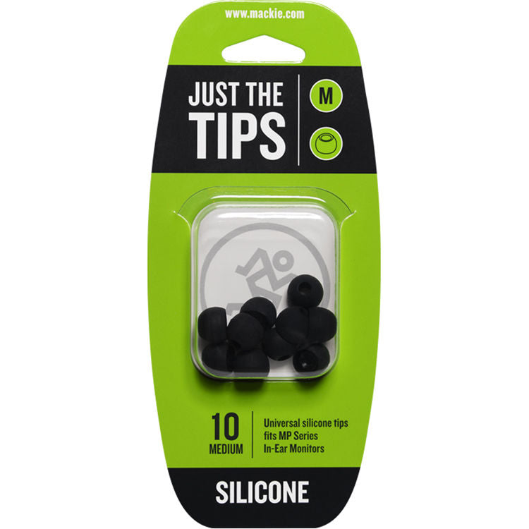 MACKIE MP Series Medium Silicone Black Tips Kit