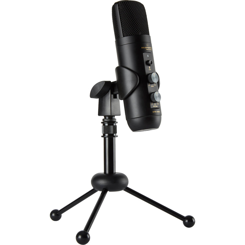 MARANTZ MPM4000 UPODMIC - USB Podcasting Microphone With Built-in Mixer and Headphone Output