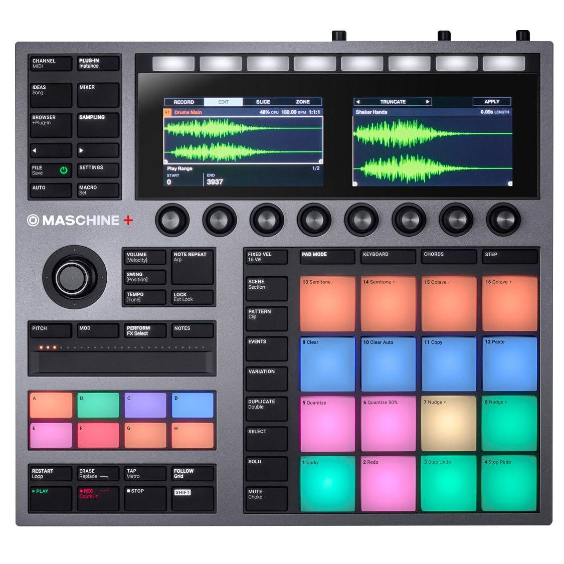 NATIVE INSTRUMENT MASCHINE PLUS -STANDALONE PRODUCTION AND PERFORMANCE INSTRUMENT