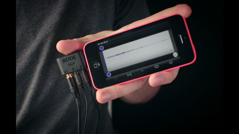 RODE SC6 Dual TRRS input and headphone output for smartphones