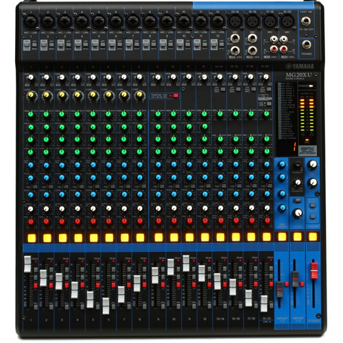 YAMAHA MG20XU - 20-Channel Mixing Console WITH EFFECTS