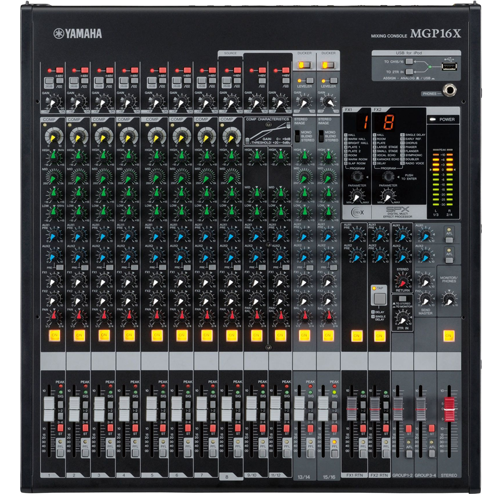 YAMAHA MGP16X Mixing console 16 inputs with effects - Yamaha MGP16X - 16-Channel Premium Mixing Console