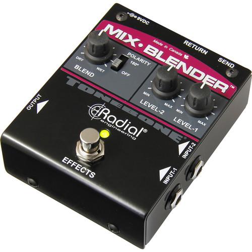 Radial Mix-Blender - Radial Engineering MIX-BLENDER Dual Input Guitar Mixer w/ Insert Loop