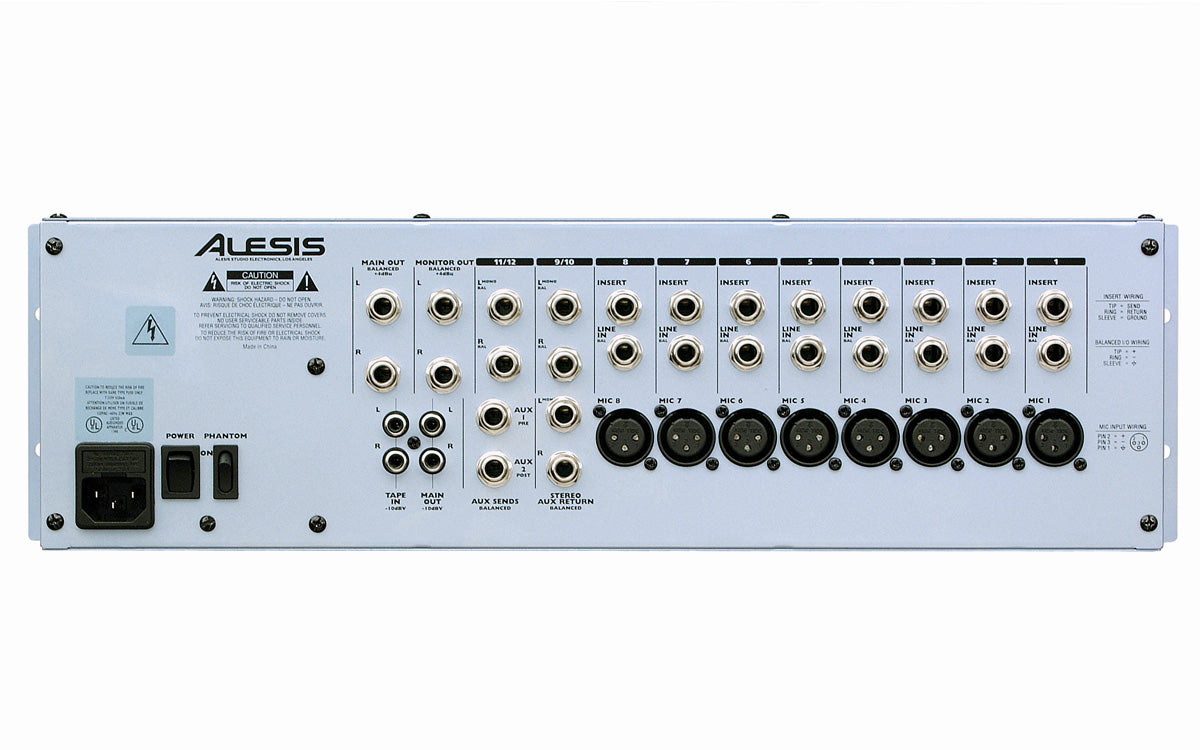 ALESIS Mm12R - 12 channels Rackmount mixer