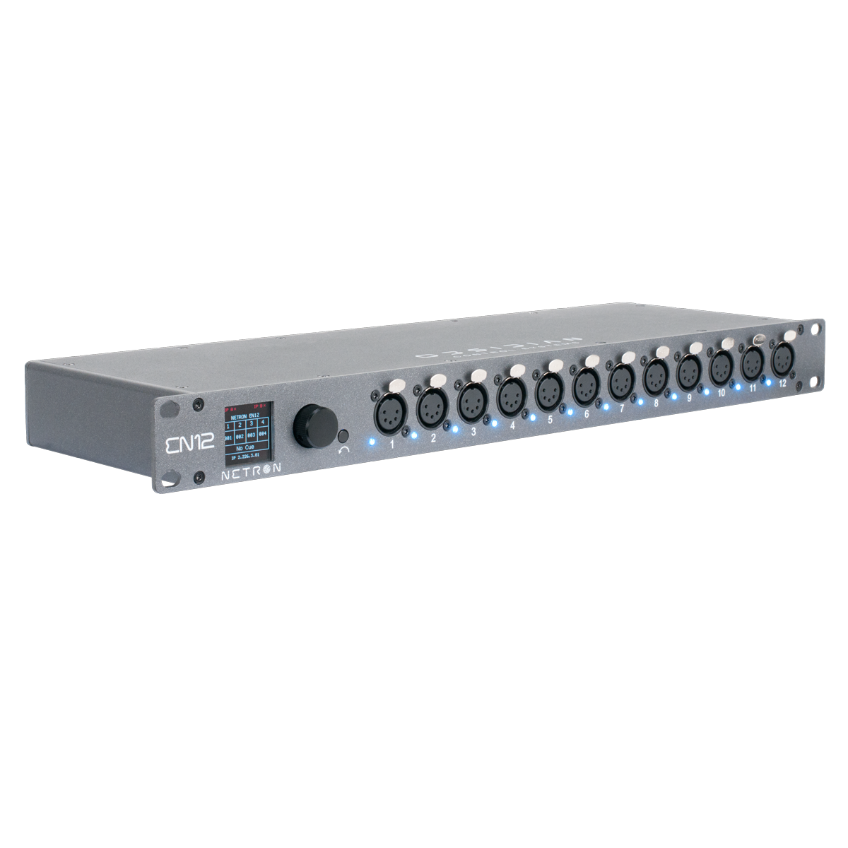 OBSIDIAN EN12 Ethernet to DMX gateway with 12 RDM compatible ports