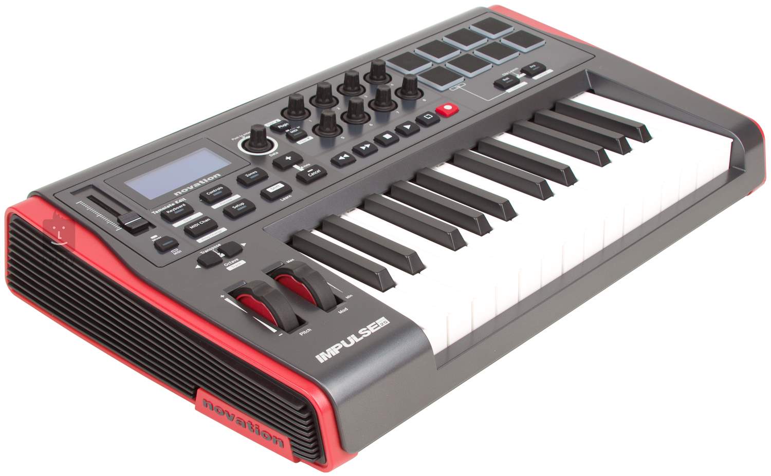 NOVATION IMPULSE 25- 25 Notes sensitive piano style keyboard